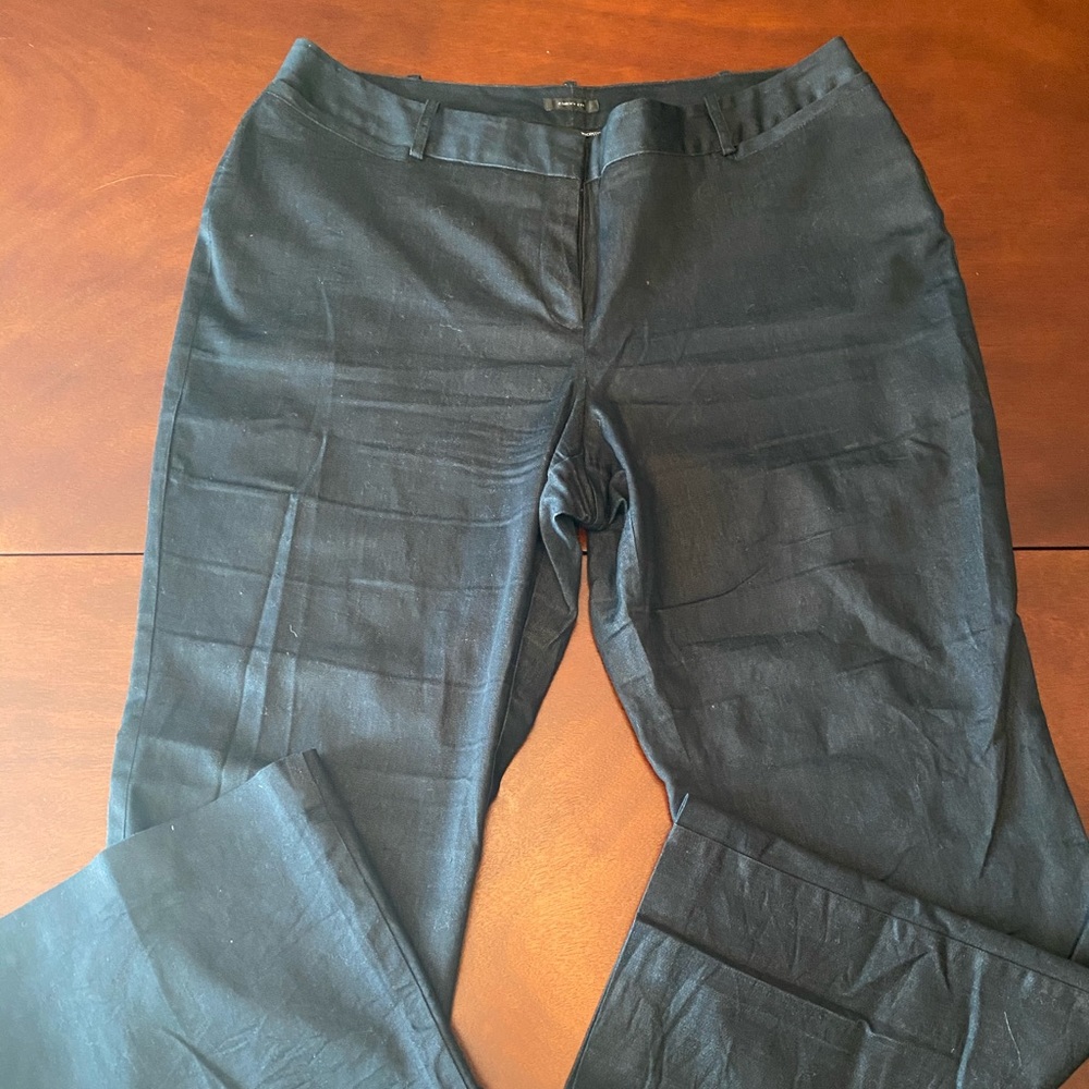 Worthington curvy fit navy blue dress pants